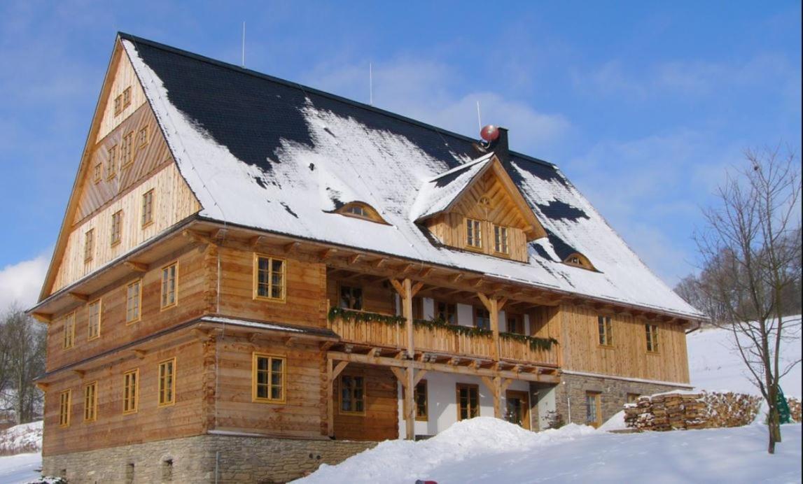 Samota U Hadince Hotel Bartosovice v Orlickych Horach Exterior foto